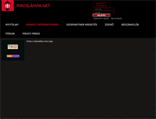 Tablet Screenshot of andrea.piroslampa.net